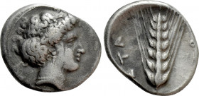 LUCANIA. Metapontion. Nomos (Circa 400-340 BC)