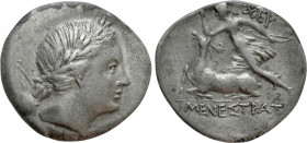 TAURIC CHERSONESOS. Chersonesos. Drachm (Circa 210-200 BC). Menestratos, magistrate