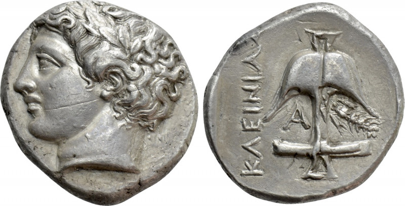 THRACE. Apollonia Pontika. Tetradrachm (Circa 435/425-375 BC). Kleinias, magistr...
