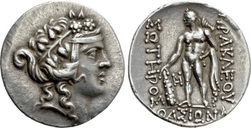 THRACE. Thasos. Tetradrachm (Circa 148-90/80 BC). 

Obv: Head of Dionysos righ...