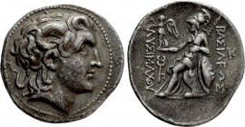 KINGS OF THRACE (Macedonian). Lysimachos (305-281 BC). Tetradrachm. Amphipolis