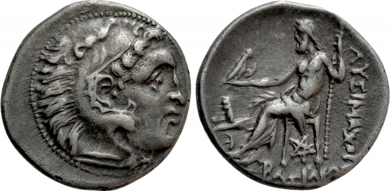 KINGS OF THRACE (Macedonian). Lysimachos (305-281 BC). Drachm. Kolophon. In the ...
