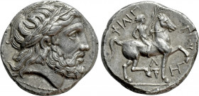 KINGS OF MACEDON. Philip II (359-336 BC). Tetradrachm. Amphipolis