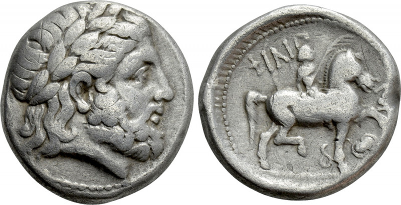 KINGS OF MACEDON. Philip II (359-336 BC). Tetradrachm. Pella. 

Obv: Laureate ...