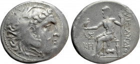 KINGS OF MACEDON. Alexander III 'the Great' (336-323 BC). Tetradrachm. Aspendos. Dated CY 28 (185/4 BC)