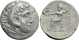KINGS OF MACEDON. Alexander III 'the Great' (336-323 BC). Tetradrachm. Perga. Dated CY 4 ? (218/7 BC)