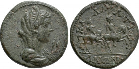 MOESIA INFERIOR. Callatis. Pseudo-autonomous. Time of Antoninus Pius or Marcus Aurelius (138-180). Ae