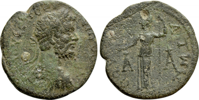 MESSENIA. Thuria. Septimius Severus (193-211). Ae Assarion. 

Obv: ΛOY CЄΠ CЄO...