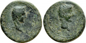 MYSIA. Pergamum. Gaius & Lucius Caesares (20 BC-4 AD & 17 BC-2 AD). Demophon, magistrate
