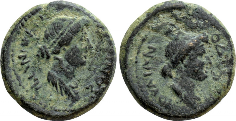 MYSIA. Pergamum. Livia & Julia (Wife and Daughter of Augustus). Ae (Circa 10-2 B...