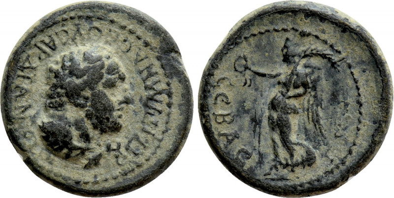 LYDIA. Sardeis. Pseudo-autonomous. Time of Nero (54-68). Ae. Ti. Mnaseas, magist...