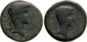 CYPRUS. Paphus. Augustus, with Caius Caesar (27 BC-AD 14). Ae