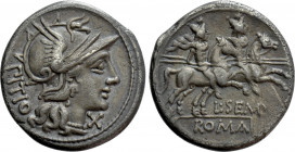 L. SEMPRONIUS PITIO. Denarius (148 BC). Rome