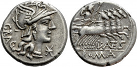 L. ANTESTIUS GRAGULUS. Denarius (136 BC). Rome