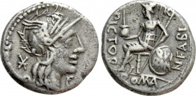 NUMERIUS FABIUS PICTOR. Denarius (126 BC). Rome