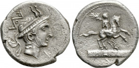 L. MARCIUS PHILIPPUS. Denarius (112 or 113 BC). Rome