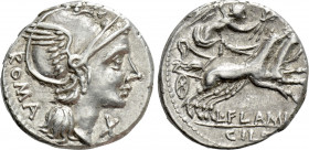 L. FLAMINIUS CHILO. Denarius (109-108 BC). Rome