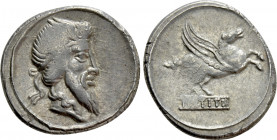 Q. TITIUS. Denarius (90 BC). Rome