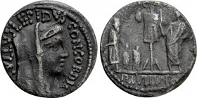 L. AEMILIUS LEPIDUS PAULLUS. Denarius (62 BC). Rome