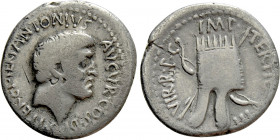 MARK ANTONY. Denarius (37 BC). Antioch or military mint traveling with Canidius Crassus in Armenia