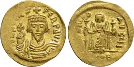 PHOCAS (602-610). GOLD Solidus. Constantinople