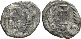 CONSTANS II with CONSTANTINE IV (641-668). Miliaresion. 'Ceremonial' coinage