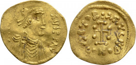 CONSTANTINE IV POGONATUS (668-685). GOLD Tremissis. Constantinople