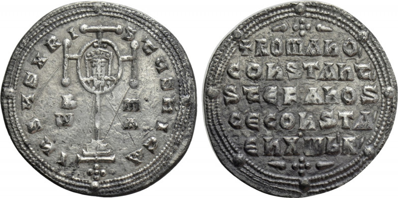 CONSTANTINE VII PORPHYROGENITUS with ROMANUS I, STEPHEN and CONSTANTINE (913-959...