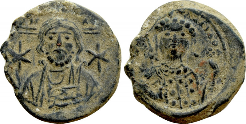 MICHAEL VII DUCAS (1071-1078). Follis. Constantinople. 

Obv: IC - XC. 
Bust ...