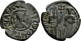 ANDRONICUS II with MICHAEL IX (1295-1320). Assarion. Constantinople