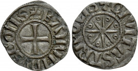 CRUSADERS. Tripoli. Bohemond IV (1187-1233). Denier