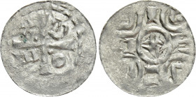 GERMANY. Uncertain area in North-East. Anonymous Denar (11th century). Uncertain mint