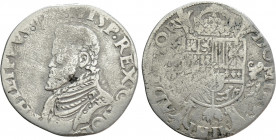 BELGIUM. Spanish Netherlands. Philip II (1564-1580). 1/5 Philipsdaalder. Dordrecht