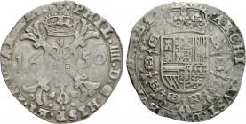BELGIUM. Spanish Netherlands. Brabant. Philip IV of Spain (1621-1665). Patagon (1650). Brussels