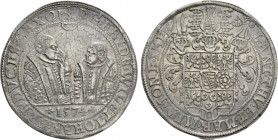 GERMANY. Saxe-Weimar. Friedrich Wilhelm I and Johann III (1573-1602). Thaler (1574). Saalfeld