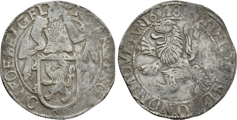 NETHERLANDS. Gelderland. Lion Dollar or Leeuwendaalder (1648). 

Obv: MO ARG P...