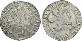 NETHERLANDS. Kampen. Lion Dollar or Leeuwendaalder (1648)