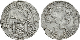NETHERLANDS. West Friesland. 1/2 Lion Dollar (1604)