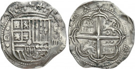 SPAIN. Philip II (1556-1598). Cob 4 Reales. Granada