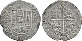SPAIN. Philip II (1556-1598). 2 Reales. Seville