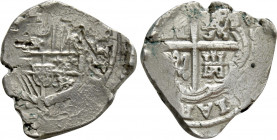 SPAIN. Philip III (1598-1621). 2 Reales (1618). Uncertain mint