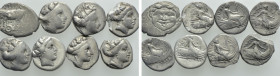 8 Greek Coins