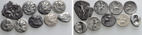 9 Greek Coins