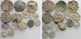 14 Byzantine and Medieval Seals and Coins etc