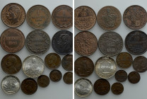 15 Coins of the Papal States, San Marino and Italy