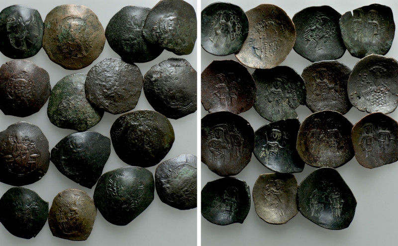 15 Byzantine Coins. 

Obv: .
Rev: .

. 

Condition: See picture.

Weigh...