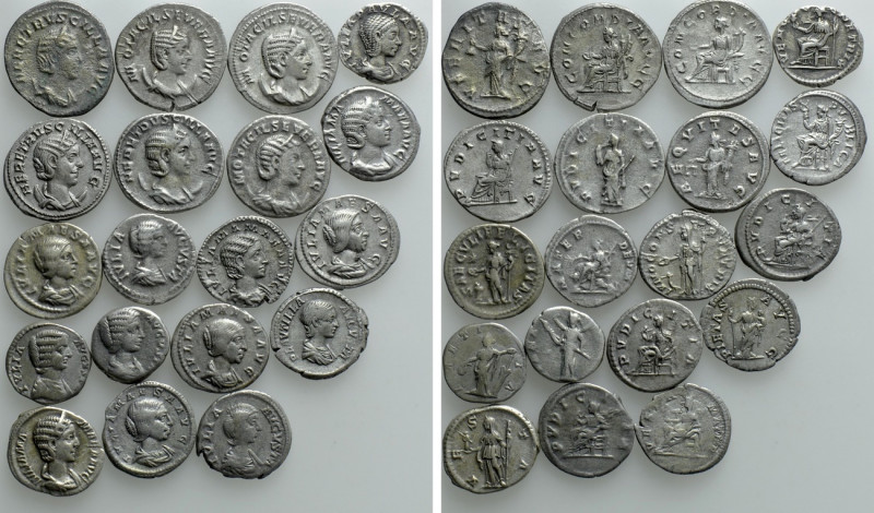 19 Coins of the Roman Empresses; Julia Paula, Plautilla etc. 

Obv: .
Rev: ....