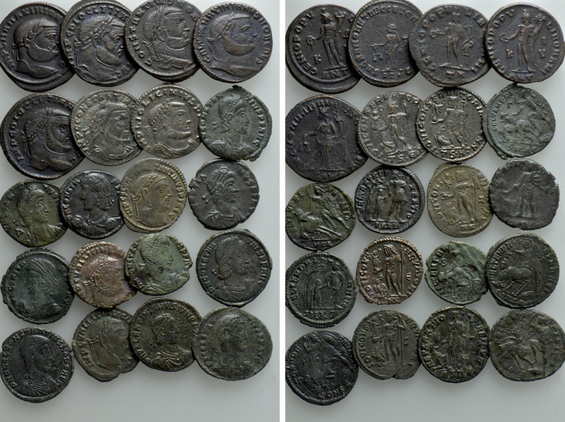 20 Roman Coins. 

Obv: .
Rev: .

. 

Condition: See picture.

Weight: g...