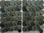 Circa 40 Late Roman Coins