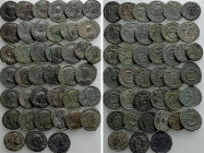 Circa 40 Late Roman Coins
